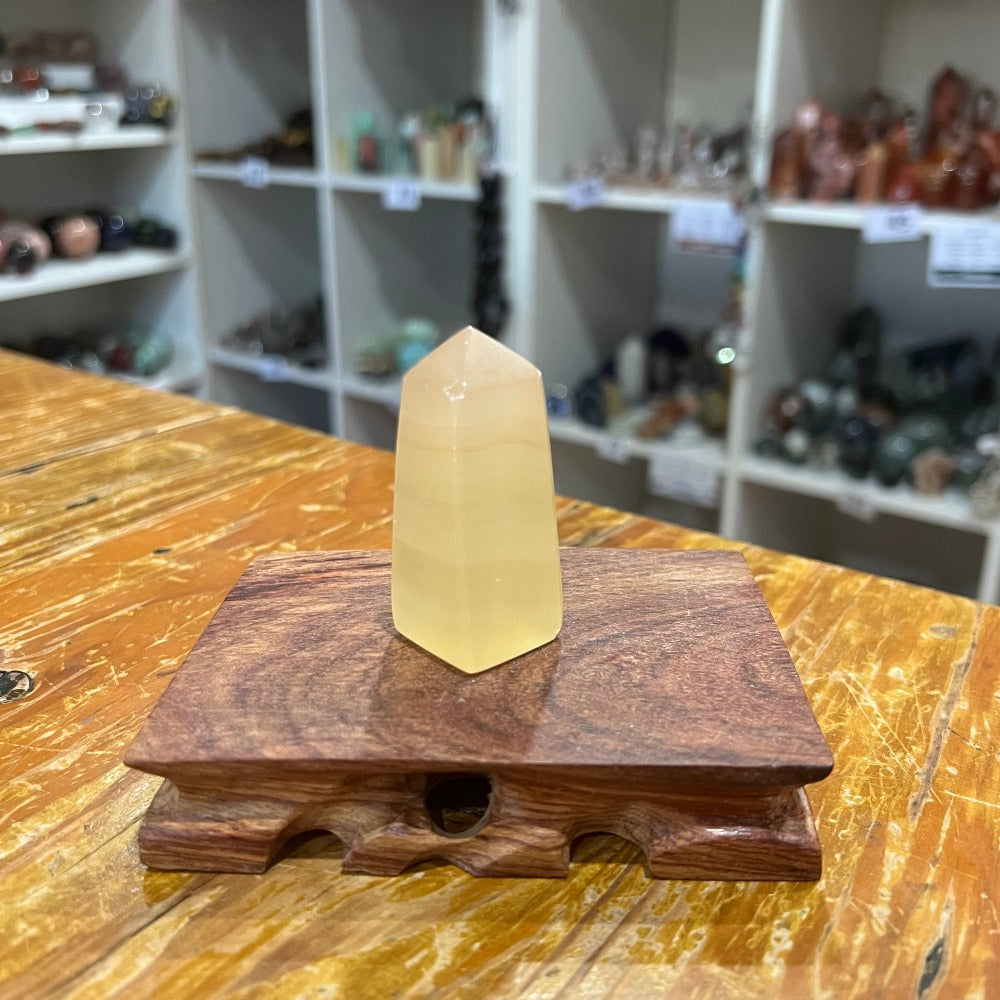 Honey Calcite Tower