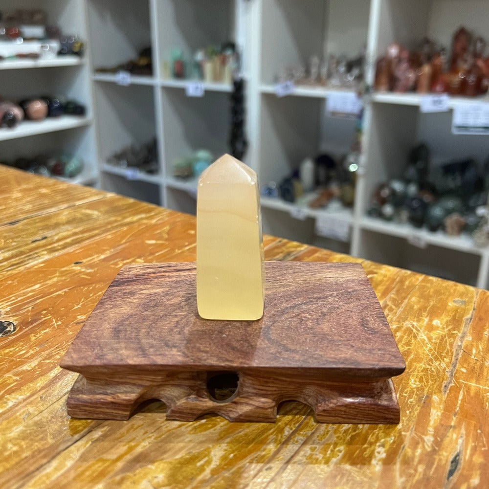 Honey Calcite Tower