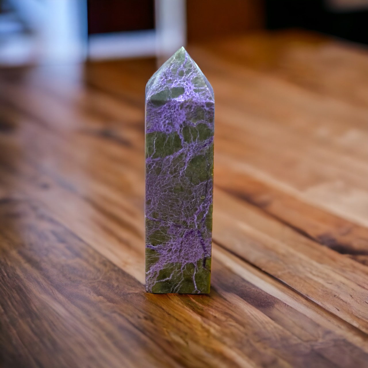 Atlantisite Point | Stichtite & Serpentine