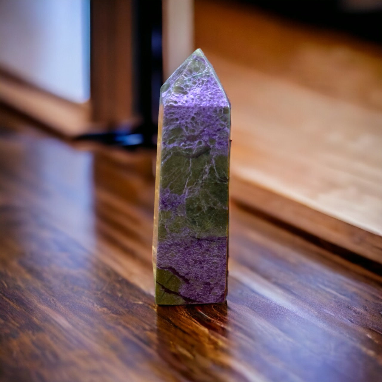 Atlantisite Point | Stichtite & Serpentine