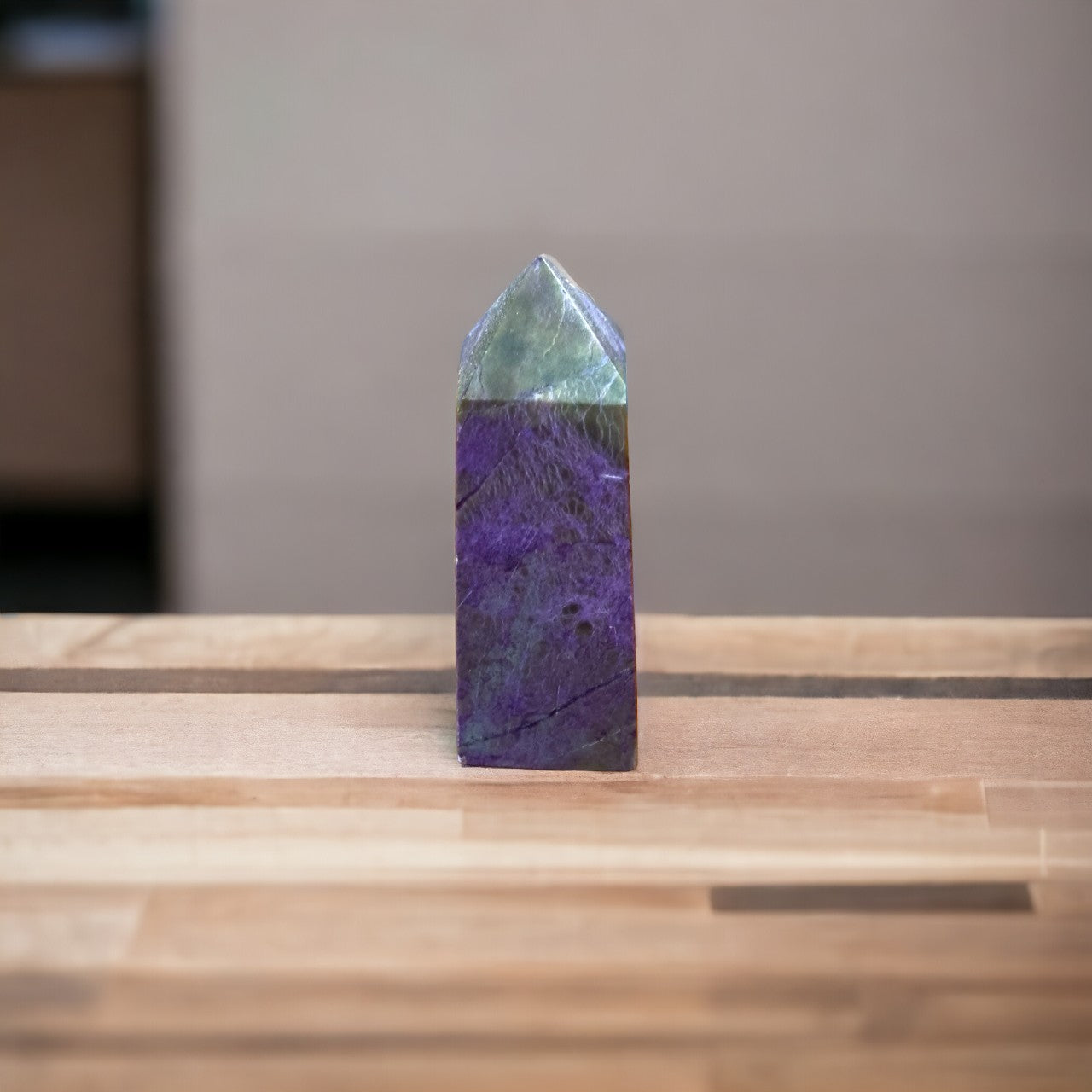 Atlantisite Point | Stichtite & Serpentine