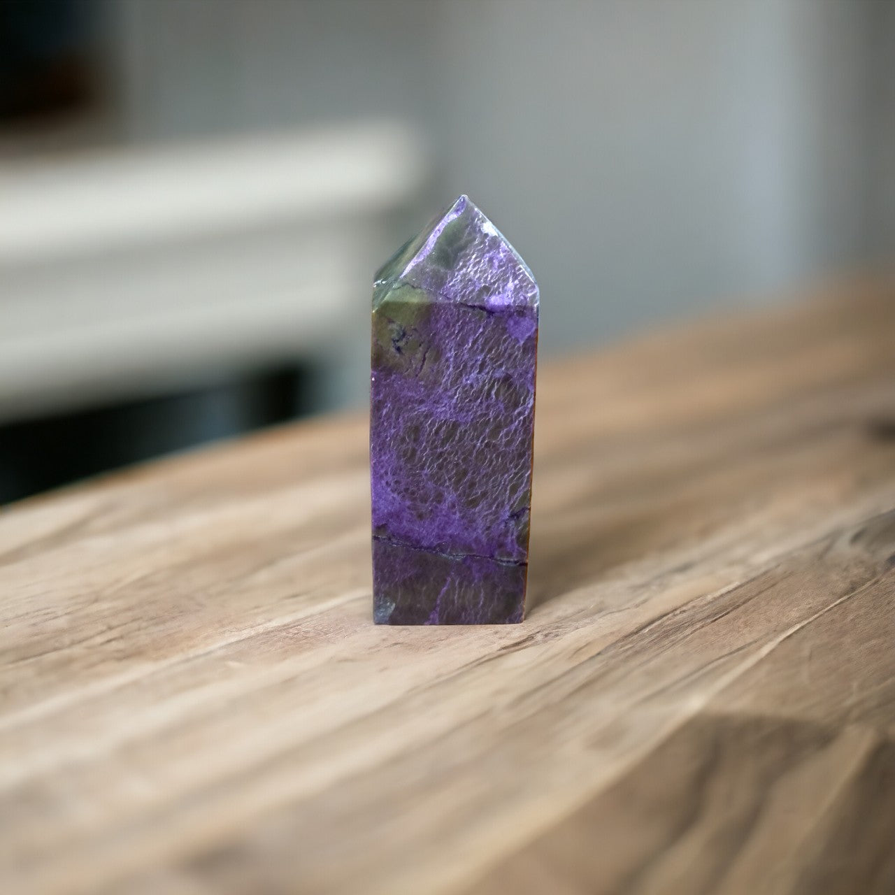 Atlantisite Point | Stichtite & Serpentine