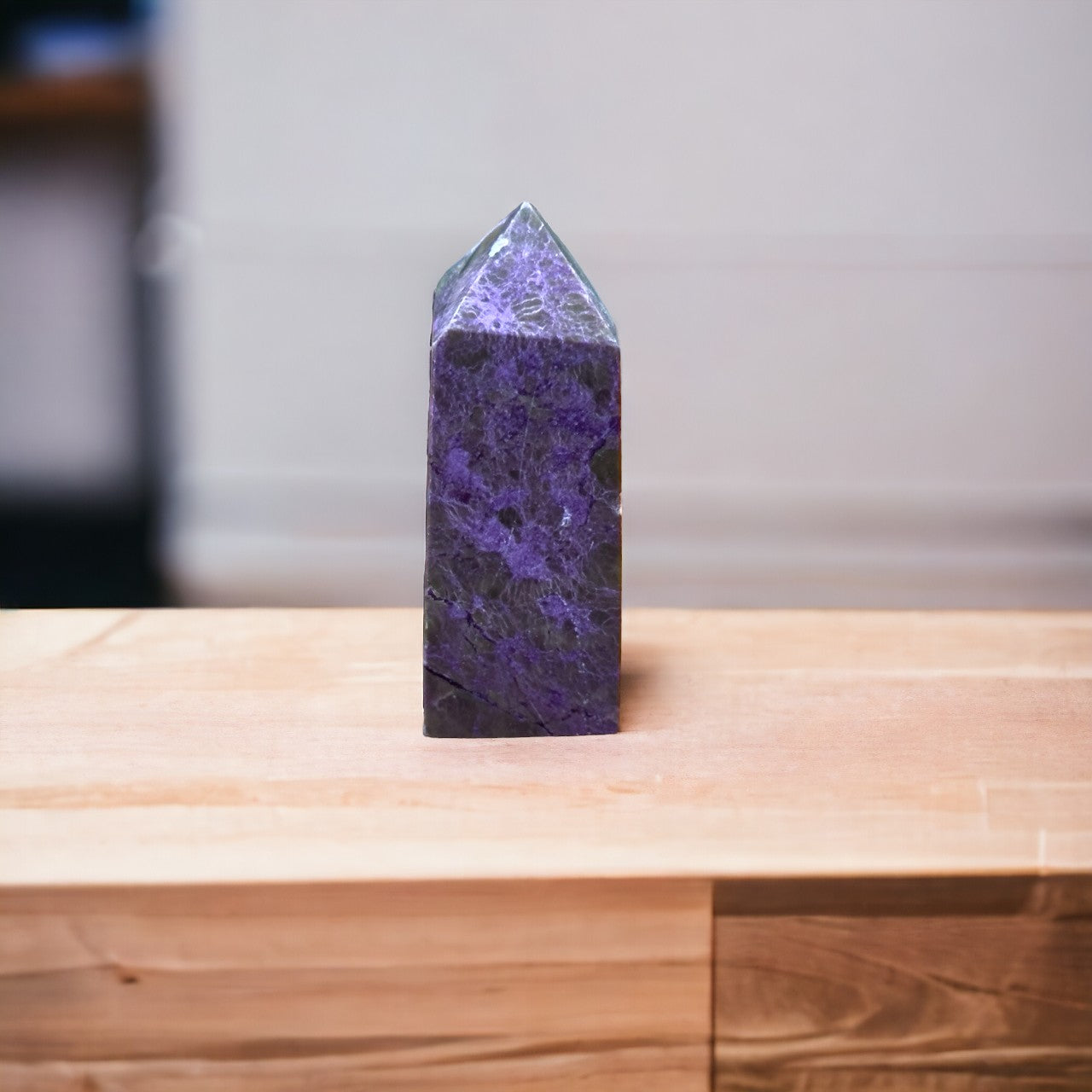 Atlantisite Point | Stichtite & Serpentine