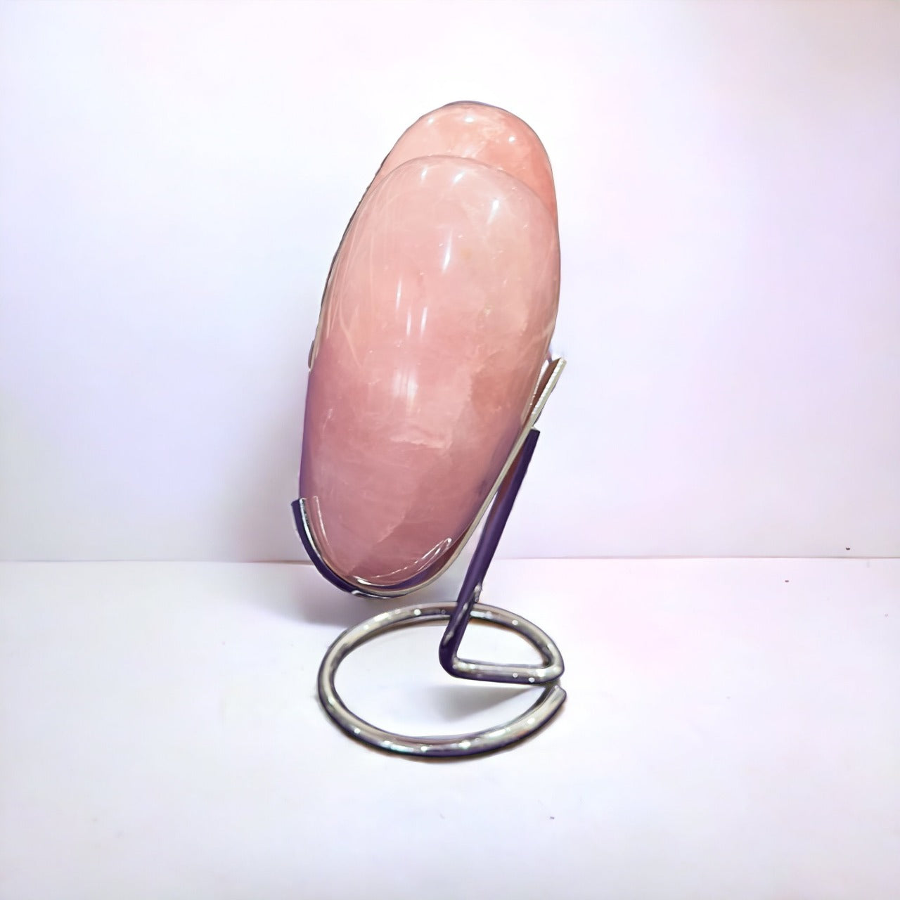 Rose Quartz Heart with Stand | 1.333kg