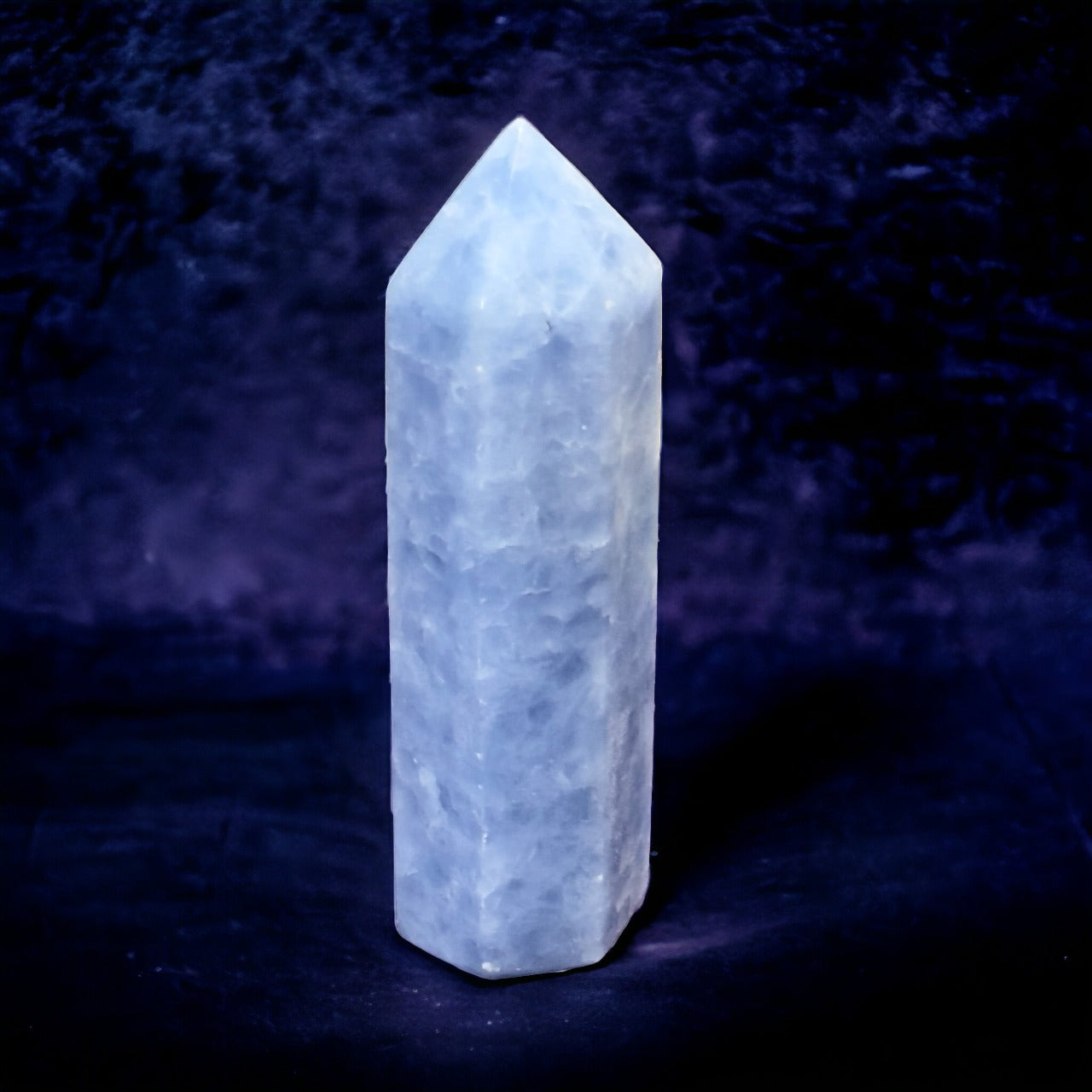 Blue Calcite Tower | 525g