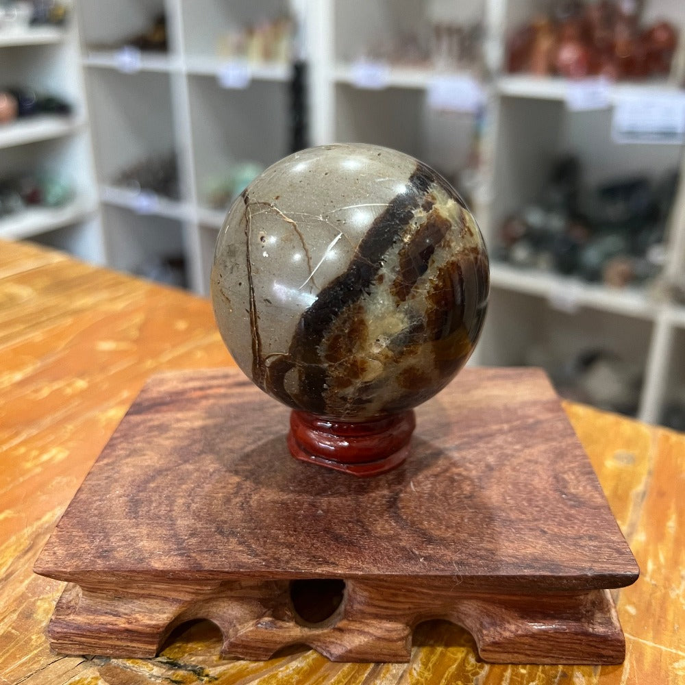 Septarian Sphere