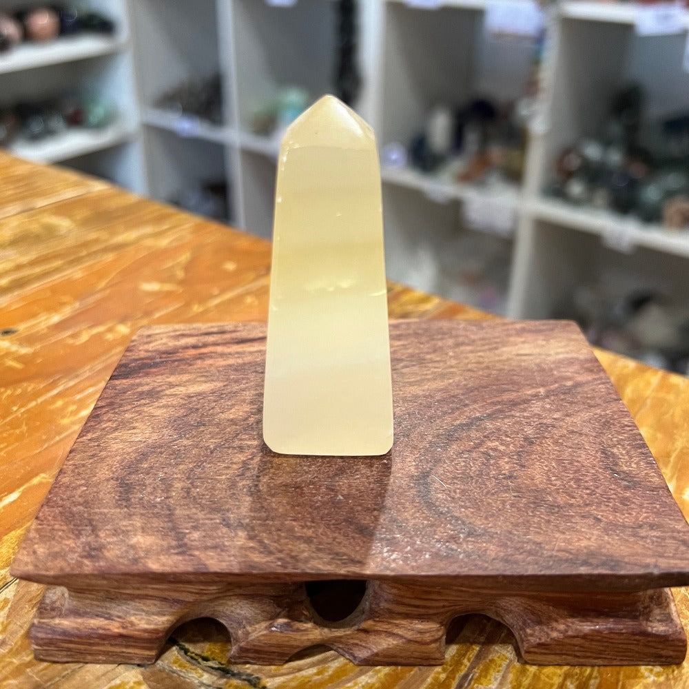 Honey Calcite Tower