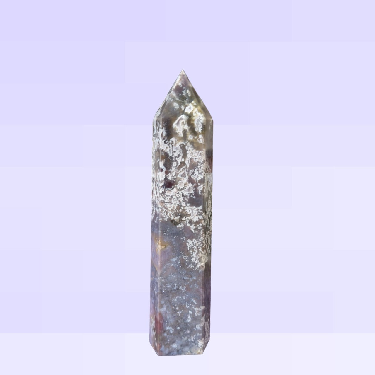 Purple Moss Agate Tower | 624g