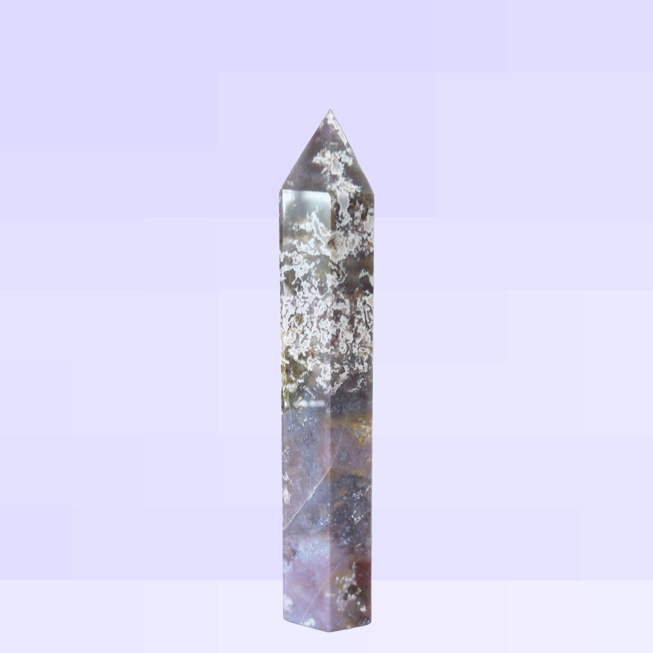 Purple Moss Agate Tower | 624g