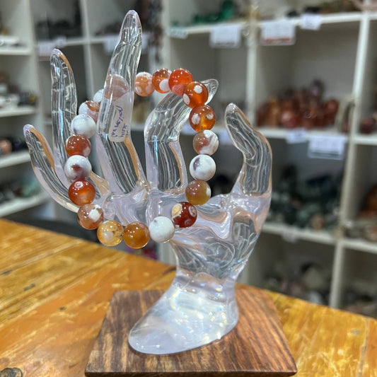 Milk Carnelian Bracelet - 10mm
