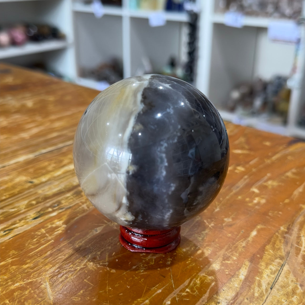 Volcanic Agate Sphere | 427g