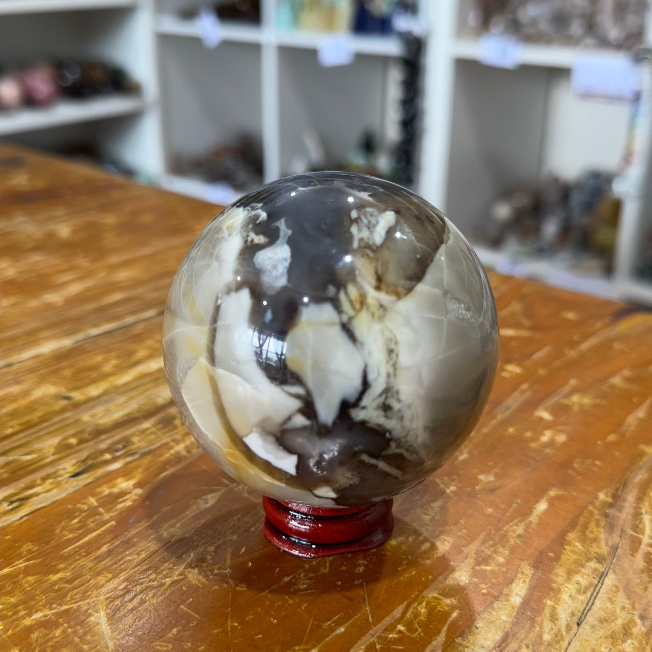 Volcanic Agate Sphere | 427g