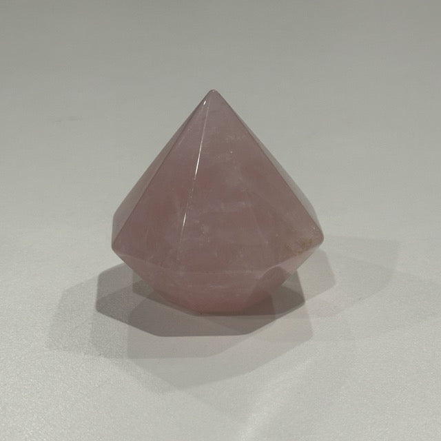 Rose Quartz Diamond Shape