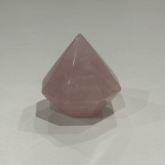 Rose Quartz Diamond Shape