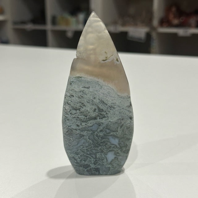 Moss Agate Teardrop | 178g