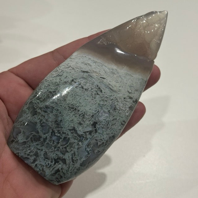 Moss Agate Teardrop | 178g