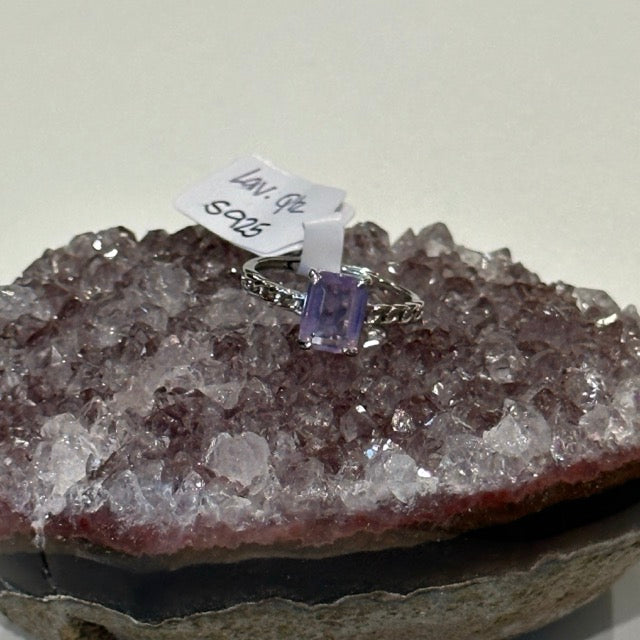 Lavender Quartz Ring