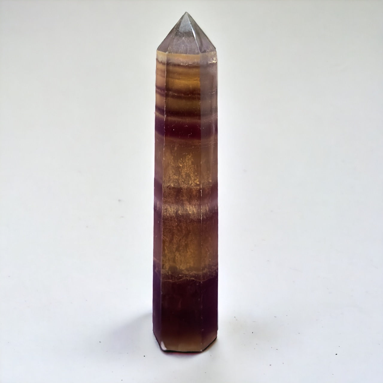 Fluorite Point | 96g | Yellow & Purple