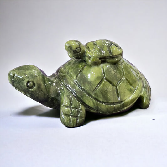 Jade Turtle with Baby
