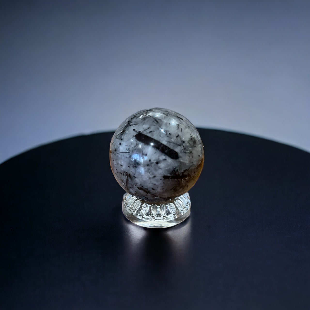 Black Tourmaline in Quartz Sphere | 267g