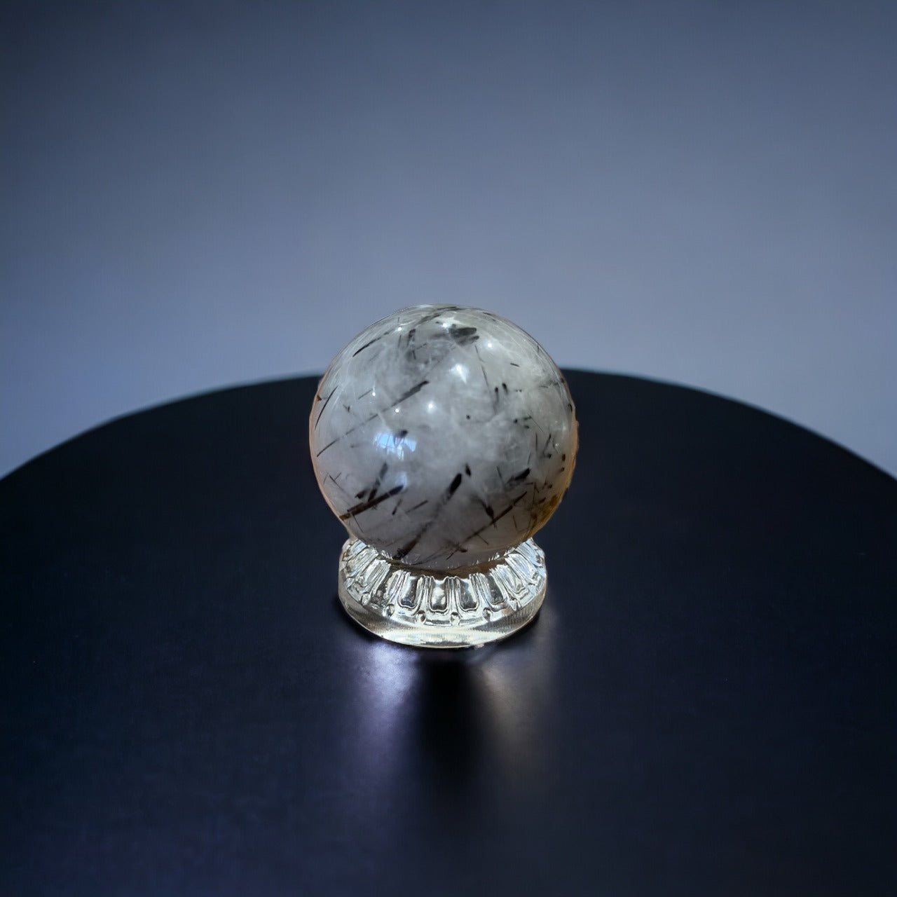 Black Tourmaline in Quartz Sphere | 211g