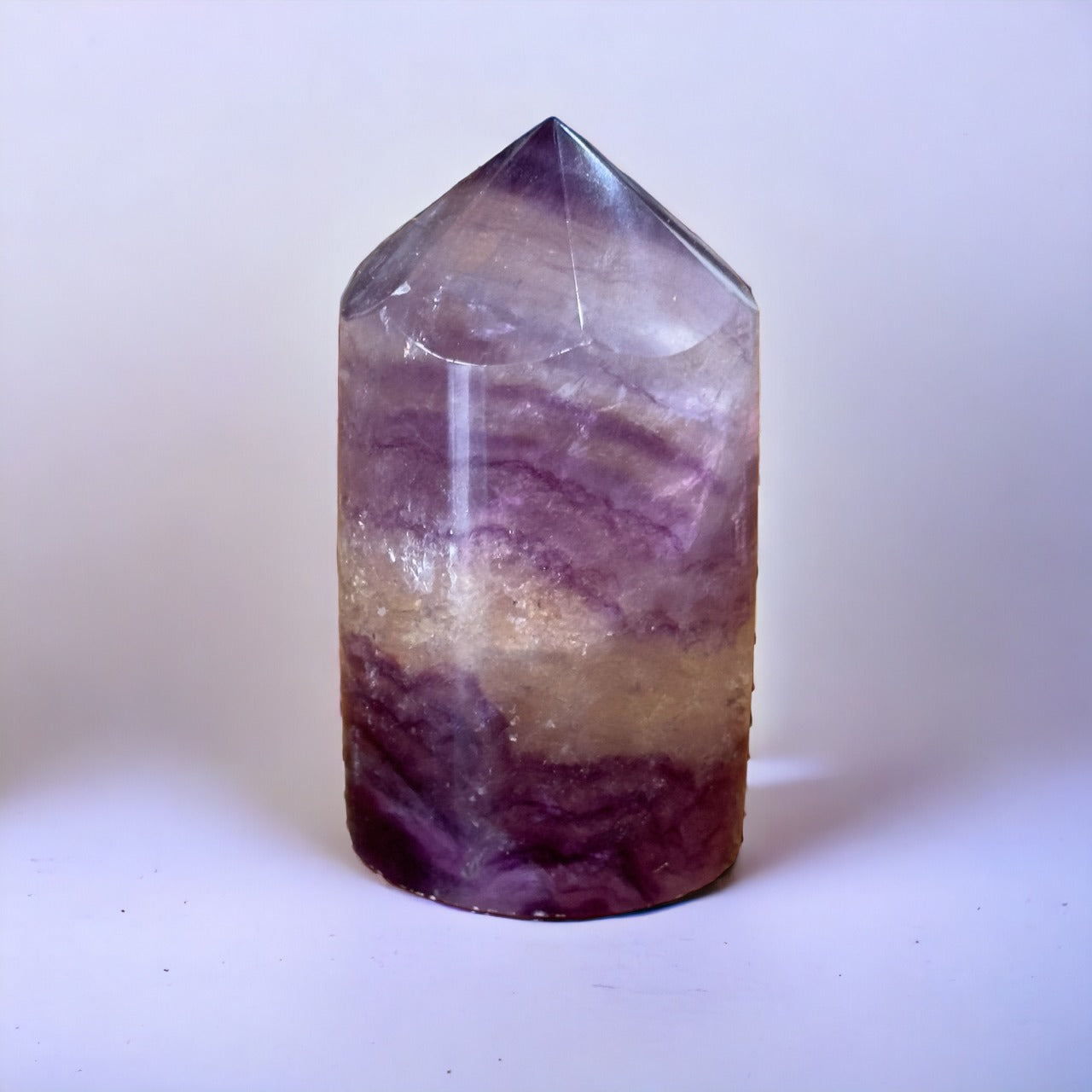 Fluorite Round Tower | 162g