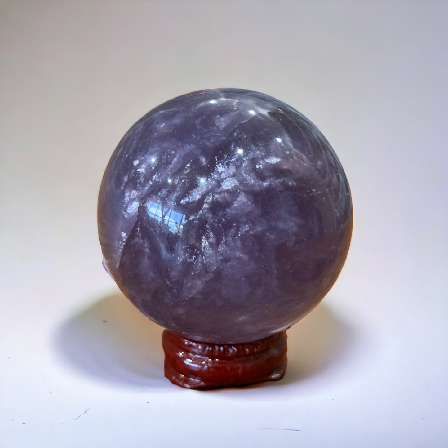 Fluorite with Mica Sphere | 315g