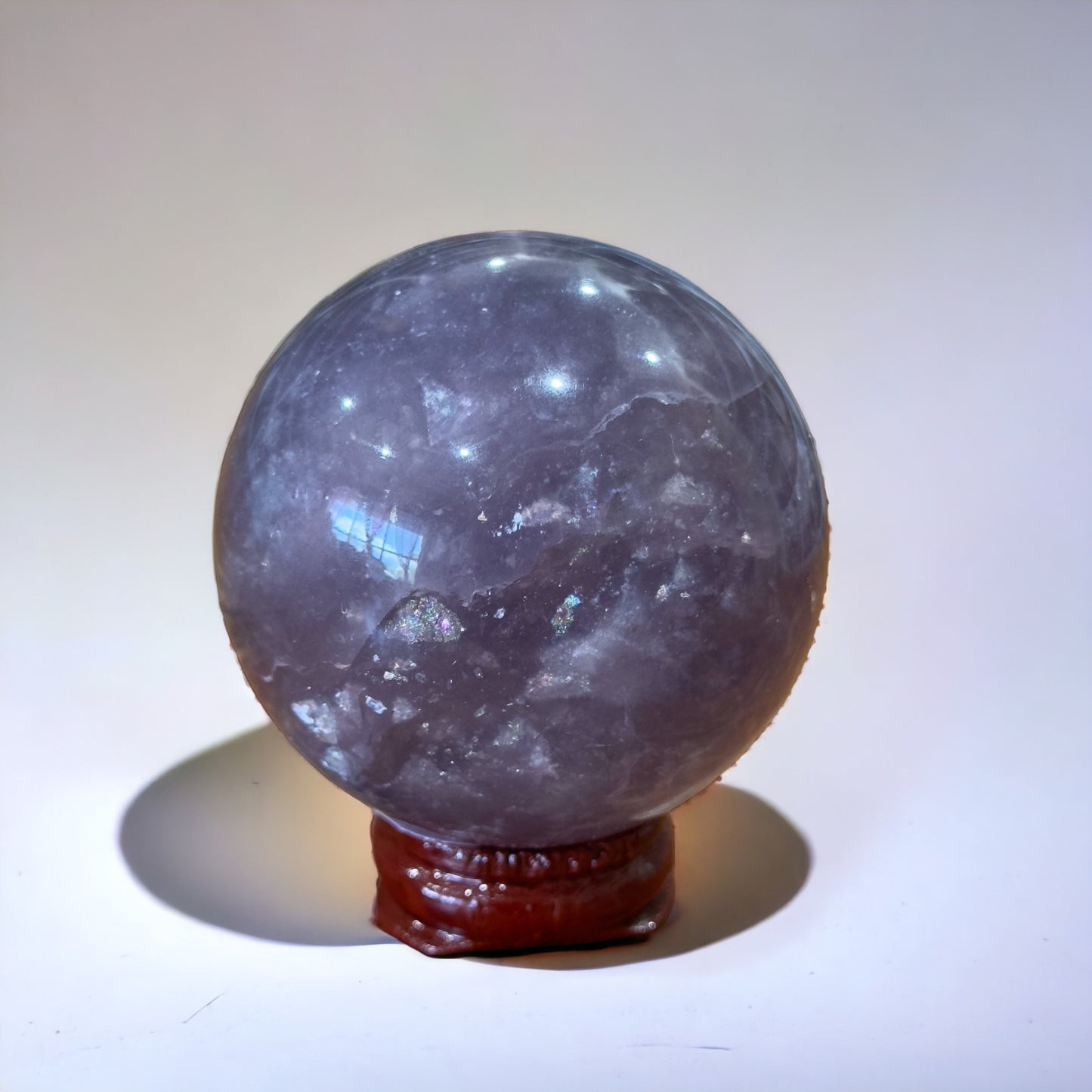 Fluorite with Mica Sphere | 315g