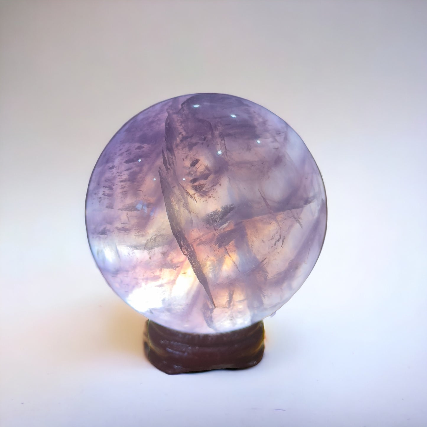 Fluorite with Mica Sphere | 315g