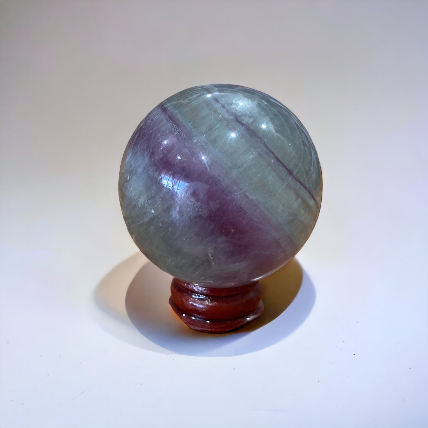 Watermelon Fluorite Sphere | 214g