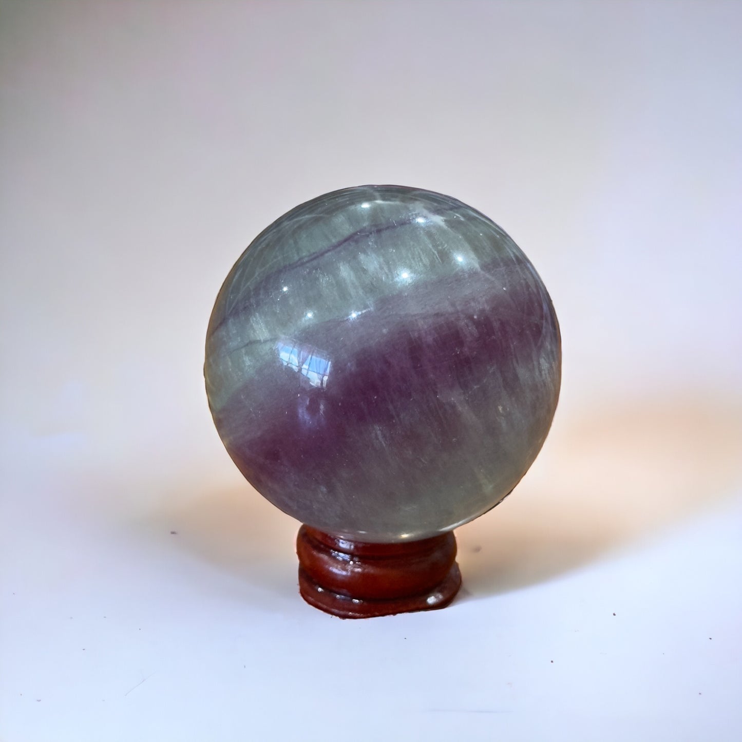 Watermelon Fluorite Sphere | 214g