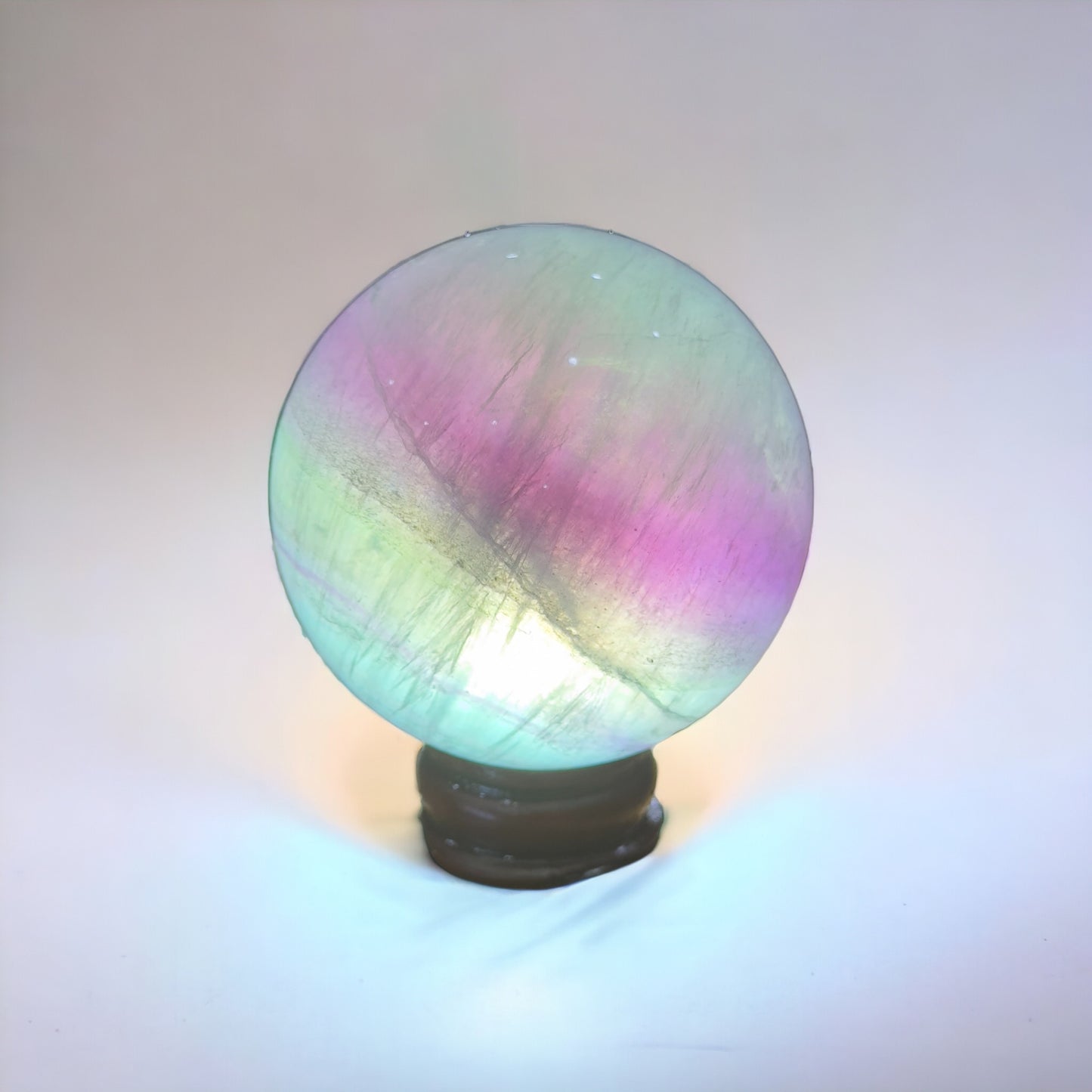 Watermelon Fluorite Sphere | 214g