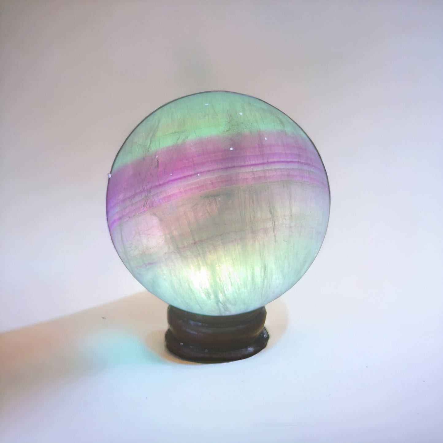 Watermelon Fluorite Sphere | 214g