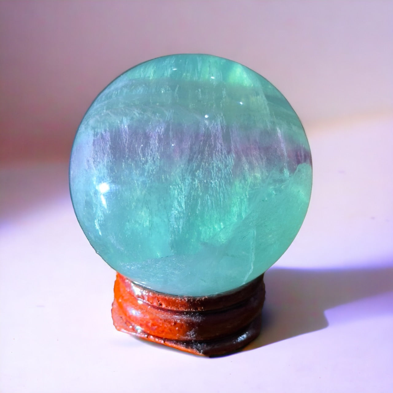 Fluorite Sphere | Watermelon | 156g