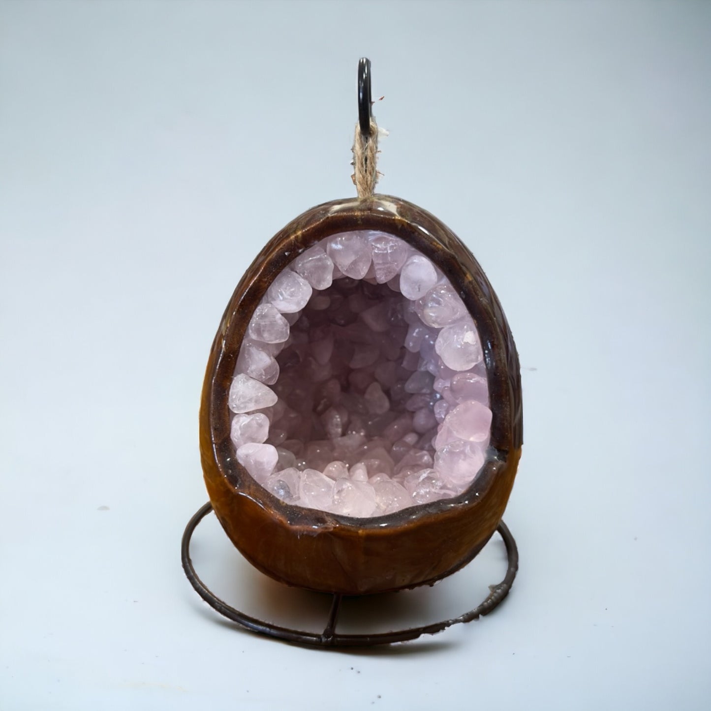 Crystal Lamp | Rose Quartz