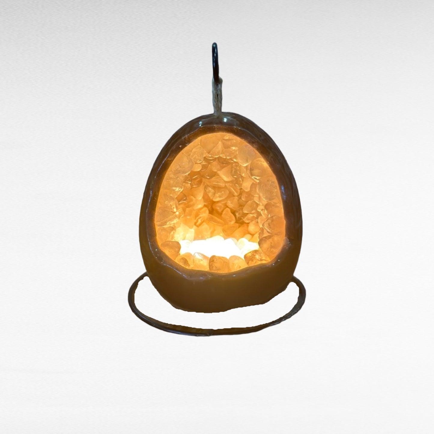 Crystal Lamp | Rose Quartz