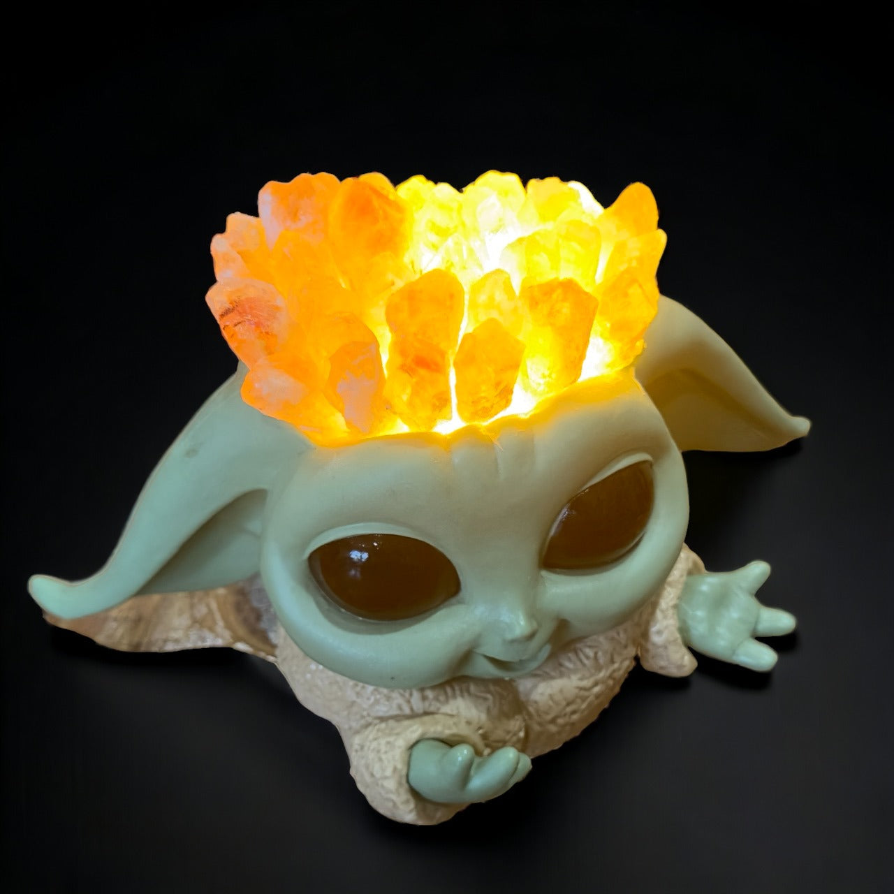 Grogu Lamp | Citrine