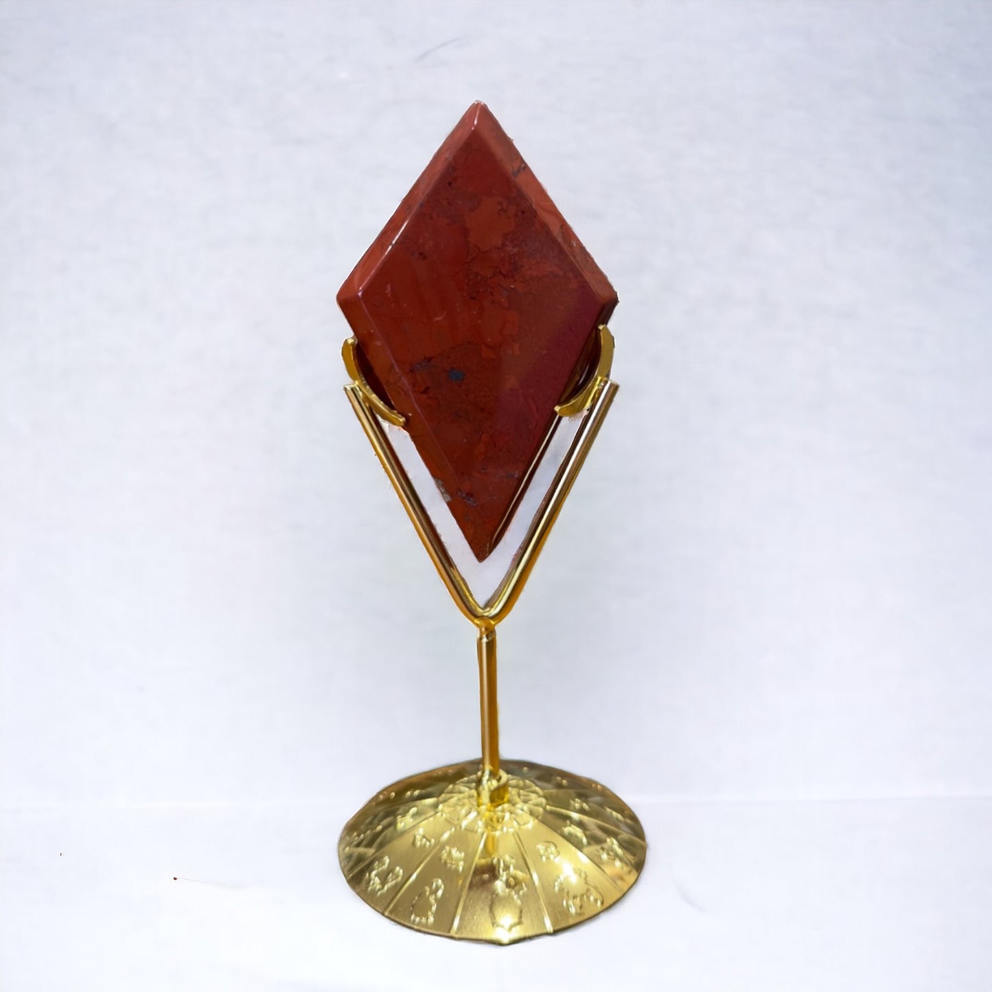 Red Jasper Diamond with Stand