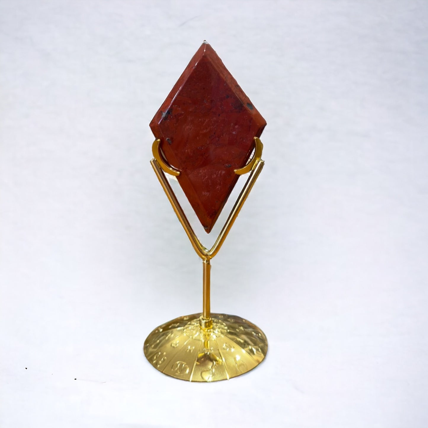 Red Jasper Diamond with Stand