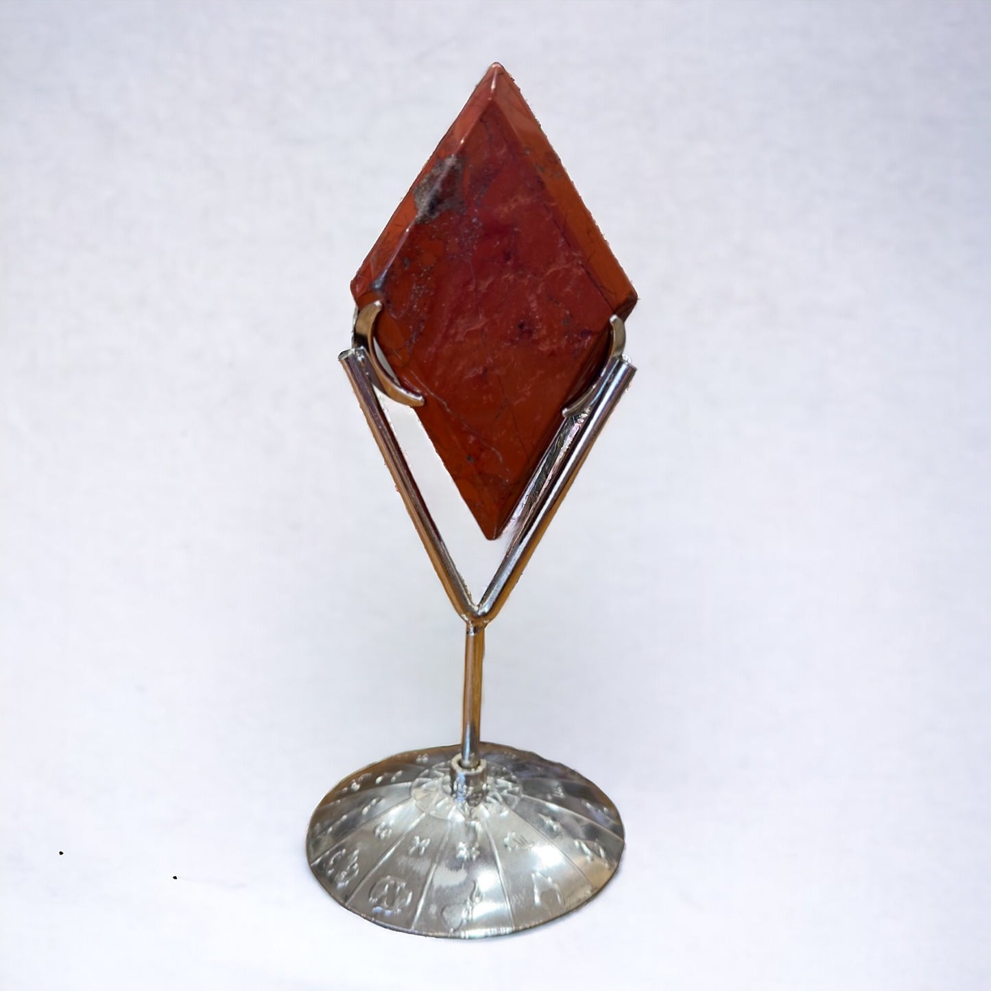 Red Jasper Diamond with Stand