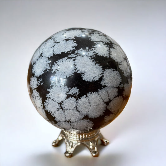 Snowflake Obsidian Sphere | 325g