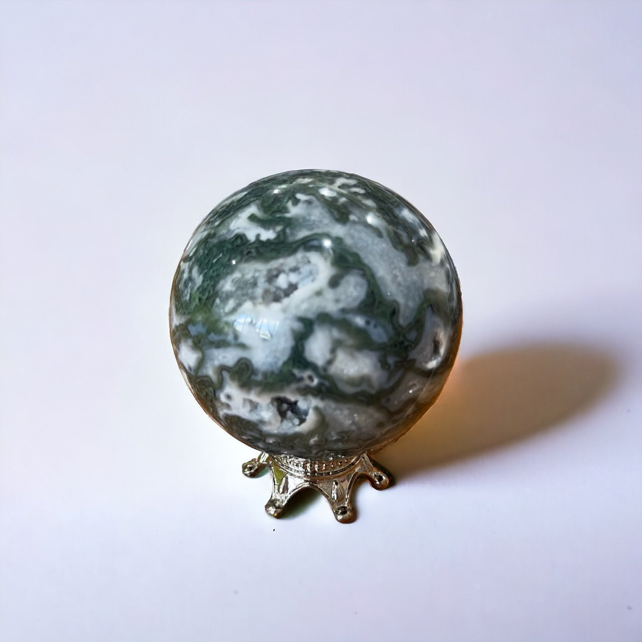 Moss Agate Sphere | 399g