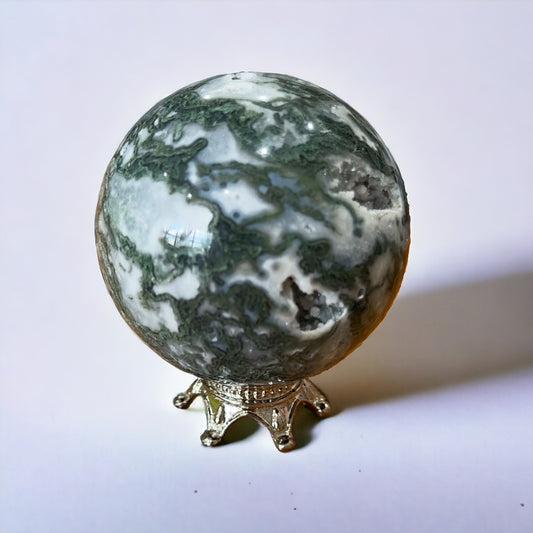 Moss Agate Sphere | 399g