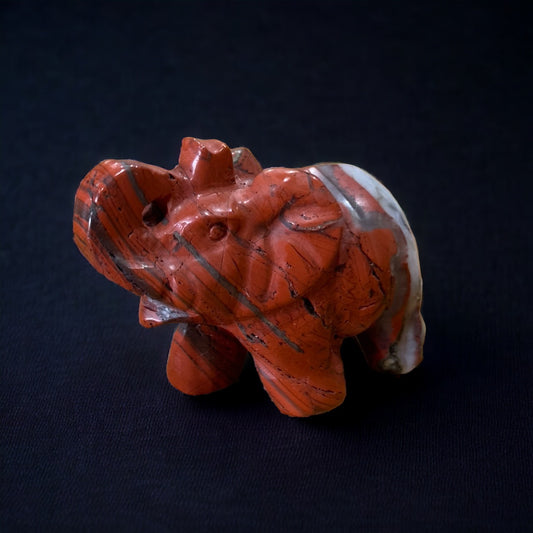 Red Jasper Elephant