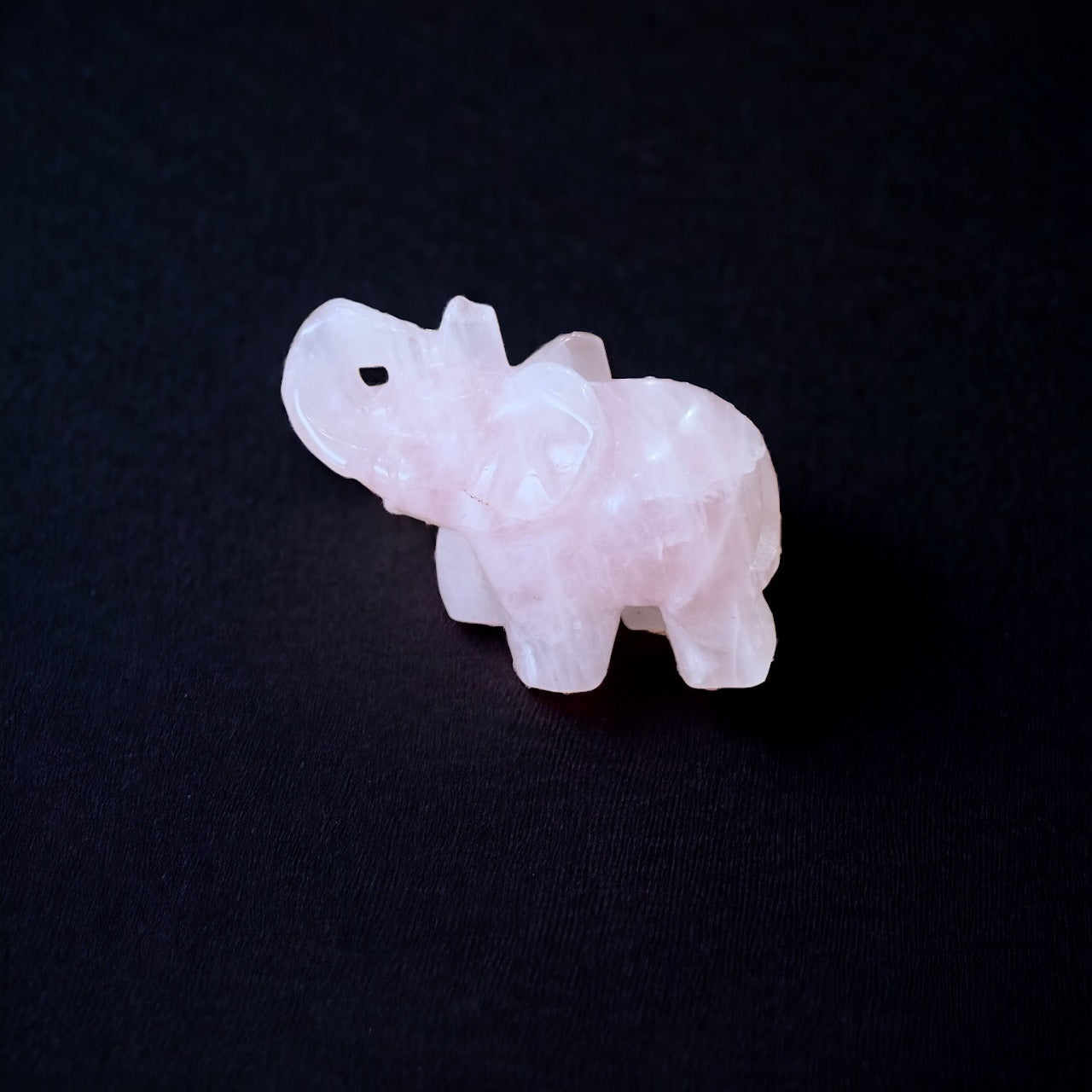 Rose Quartz Elephant