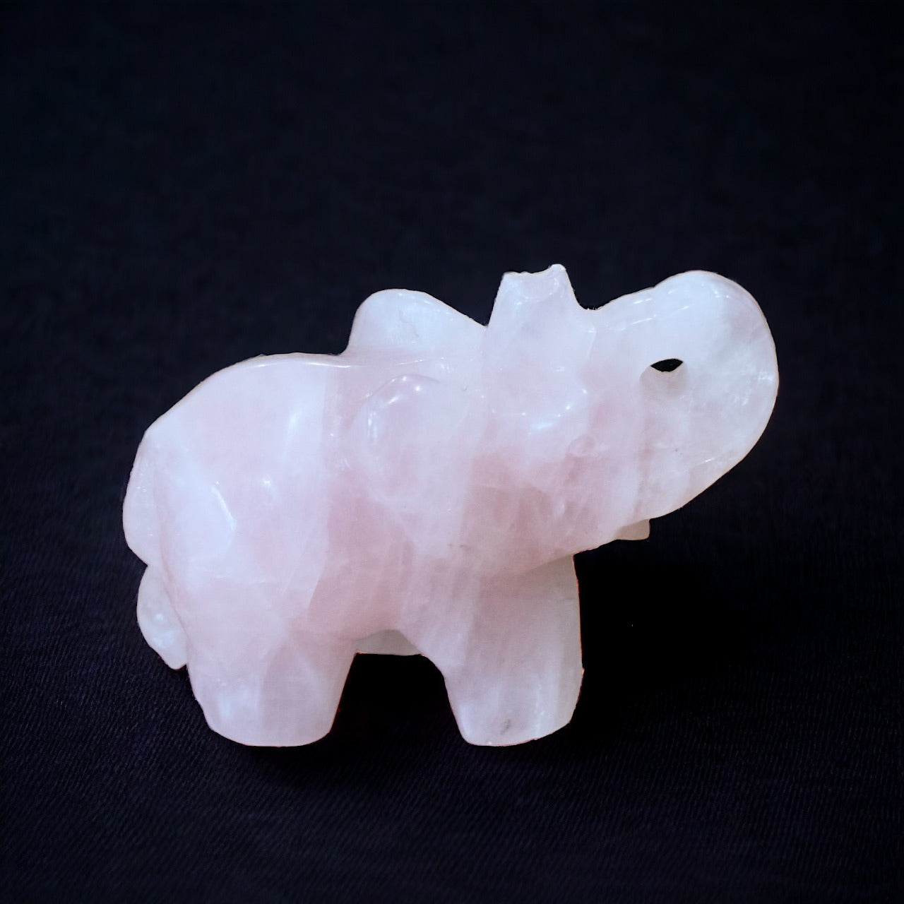 Rose Quartz Elephant