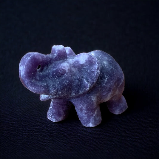 Lepidolite Elephant