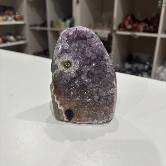 Rainbow Amethyst with Stalactite Eye | 774g