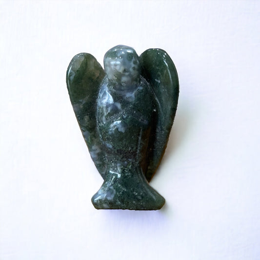 Moss Agate Angel