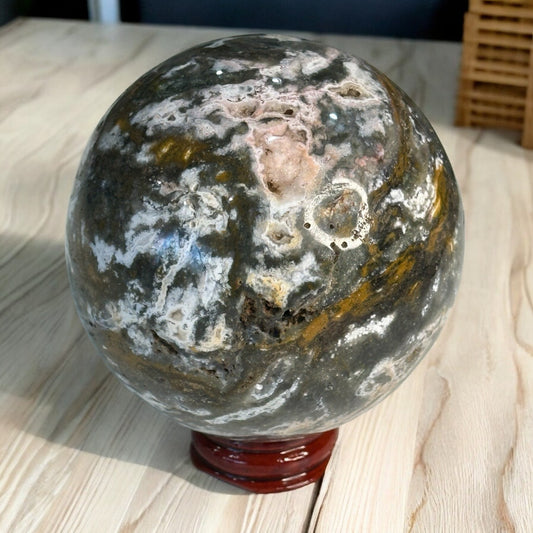 Ocean Jasper Sphere | 630g